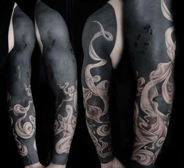 blackwork тату